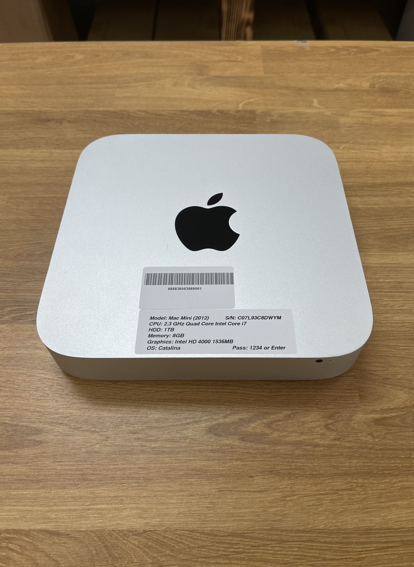 Mac mini i7 10GB 256GB SSD 1TB HHD 2012 - デスクトップ型PC