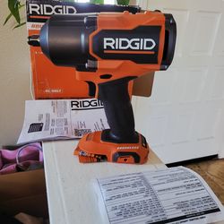 Rigid Brushless Cordless 4-Mode 1/2 in. 1,300 ft-lbs.of  breakaway High-Torque Impact Wrench (Tool Only)