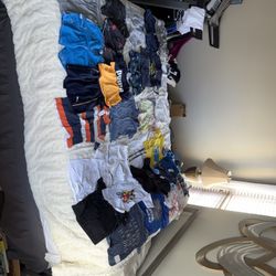 Boys spring/summer size 4/4T lot. Some have stains/snags but no holes. 30 pieces 