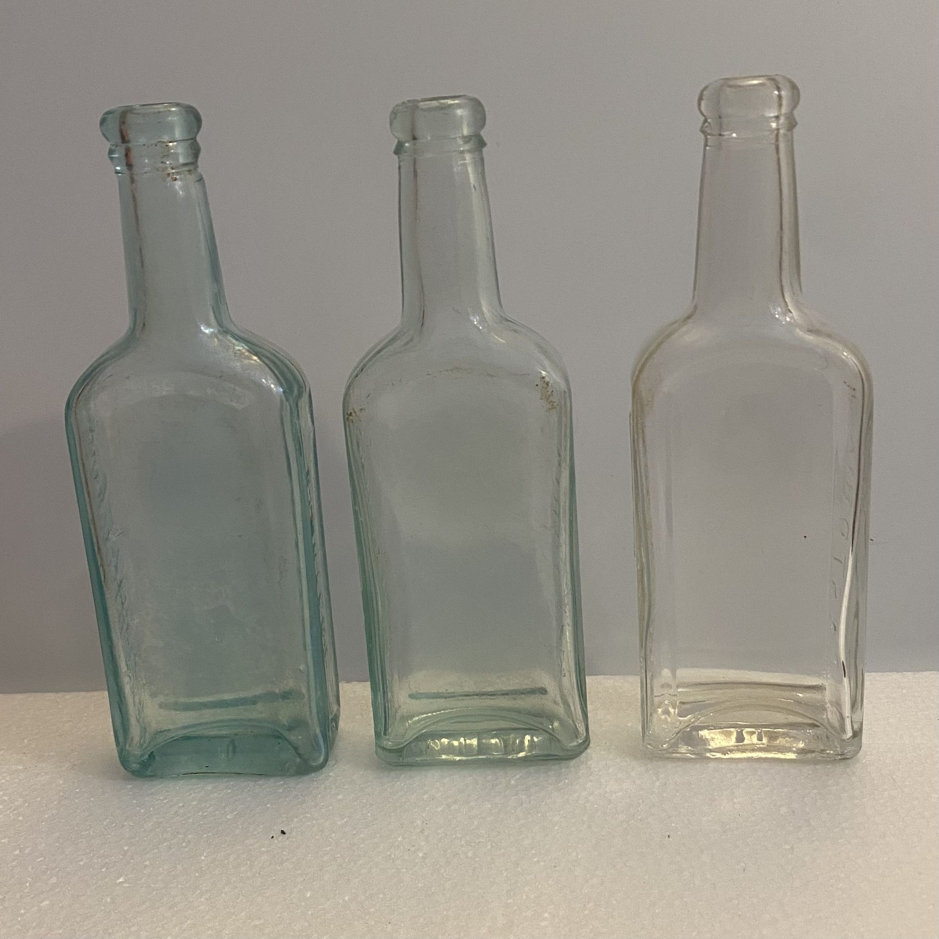 Antique Lot 3 Fletchers Castoria Medicine Bottles