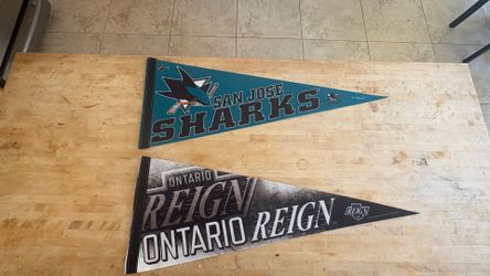 Sharks & Ontario reign flags