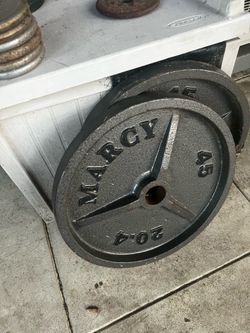 Two 45 lb plates