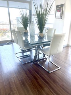 Glass Dining Room Table 