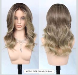20 Inch Synthetic Lace Front Wig, 13x4 Lace Glueless