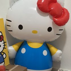 hello kitty Inflatable / hello kitty plushie 
