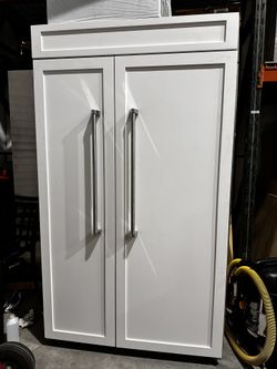 30 CU. FT. 48-INCH WIDTH BUILT-IN SIDE-BY-SIDE REFRIGERATOR, OVERLAY PANEL-READY 