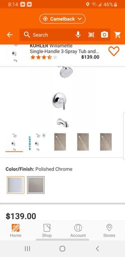 Bath and shower set