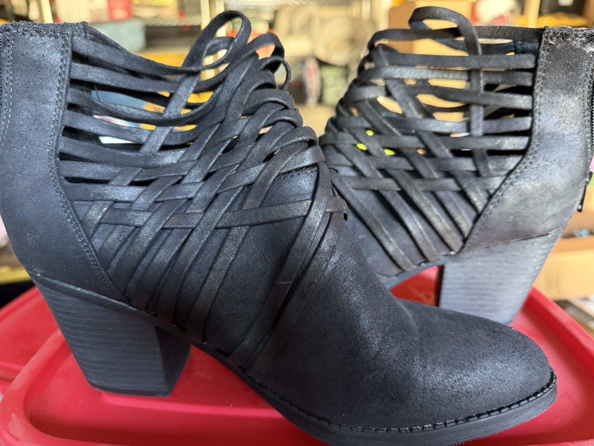 Size 10 Black Booties New