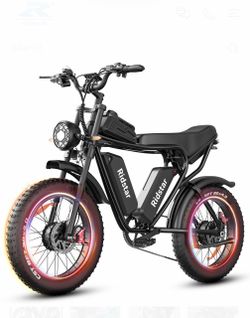 Title: 2 Ridstar Q30 Pro Electric Bikes – Dual Battery Fat Tire E-Bikes