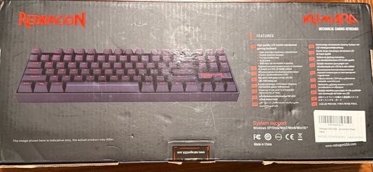 Redragon KUMARA Mechanical Gaming Keyboard RGB - K552 - NEW