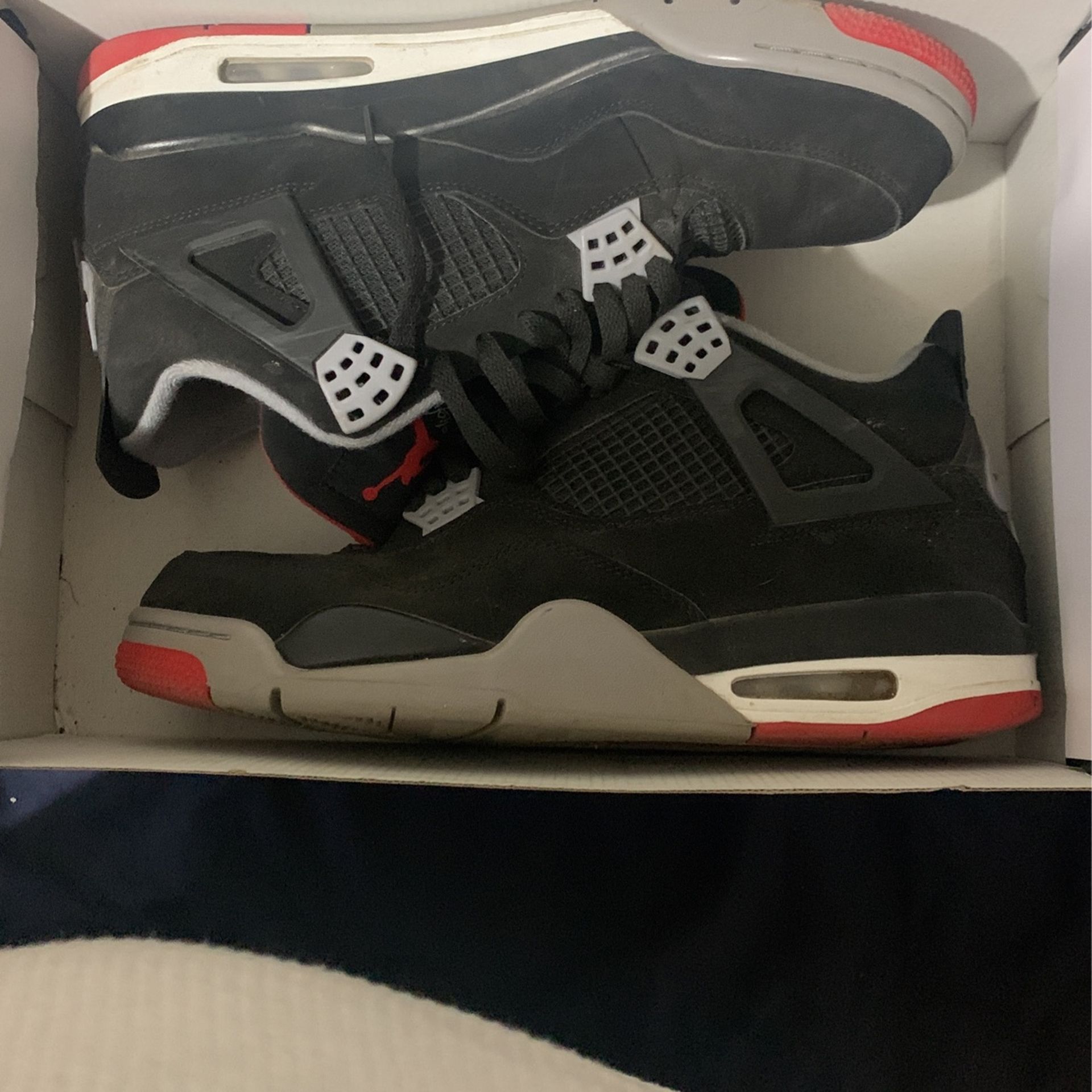 Jordan 4 BRED Used REP BOX (CASH APP ONLY)