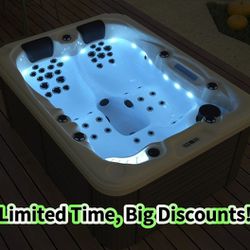 3 Person Outdoor Hydrotherapy Bathtub Hot Bath Tub Whirlpool SPA 