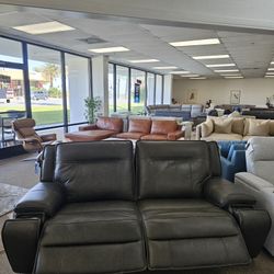 Top Grain Leather Sofa Hansley 
