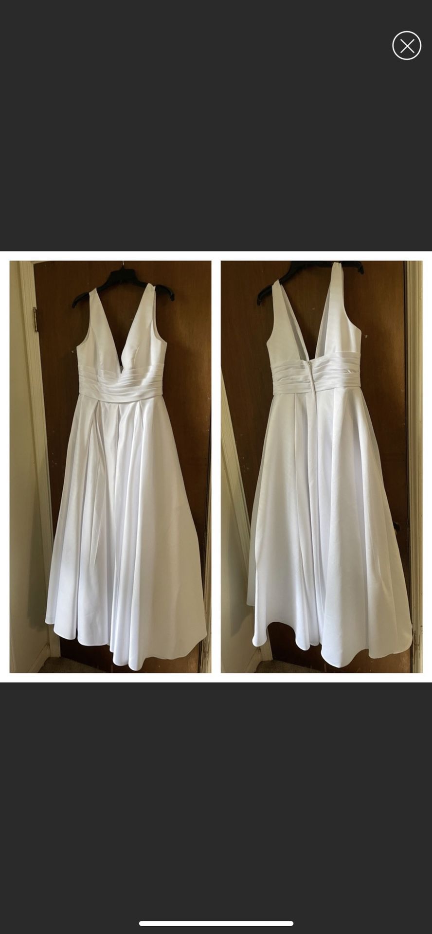 David’s Bridal Wedding Dress Size 10
