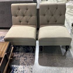 Dual Accent chairs