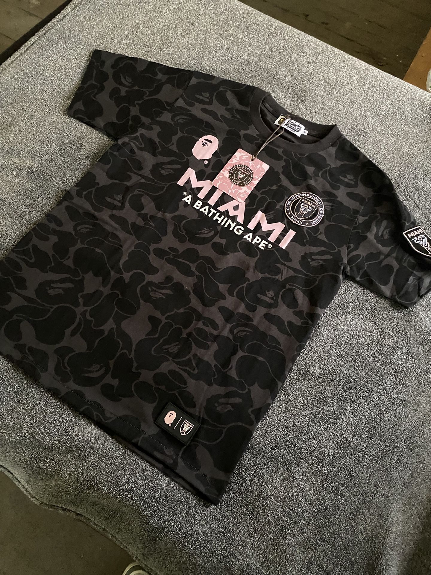 inter miami X Bathing ape (M) jersey t-shirt