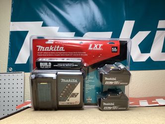MAKITA Starter Kit (2) 18V 4.0ah Batteries and a Rapid Charger $200