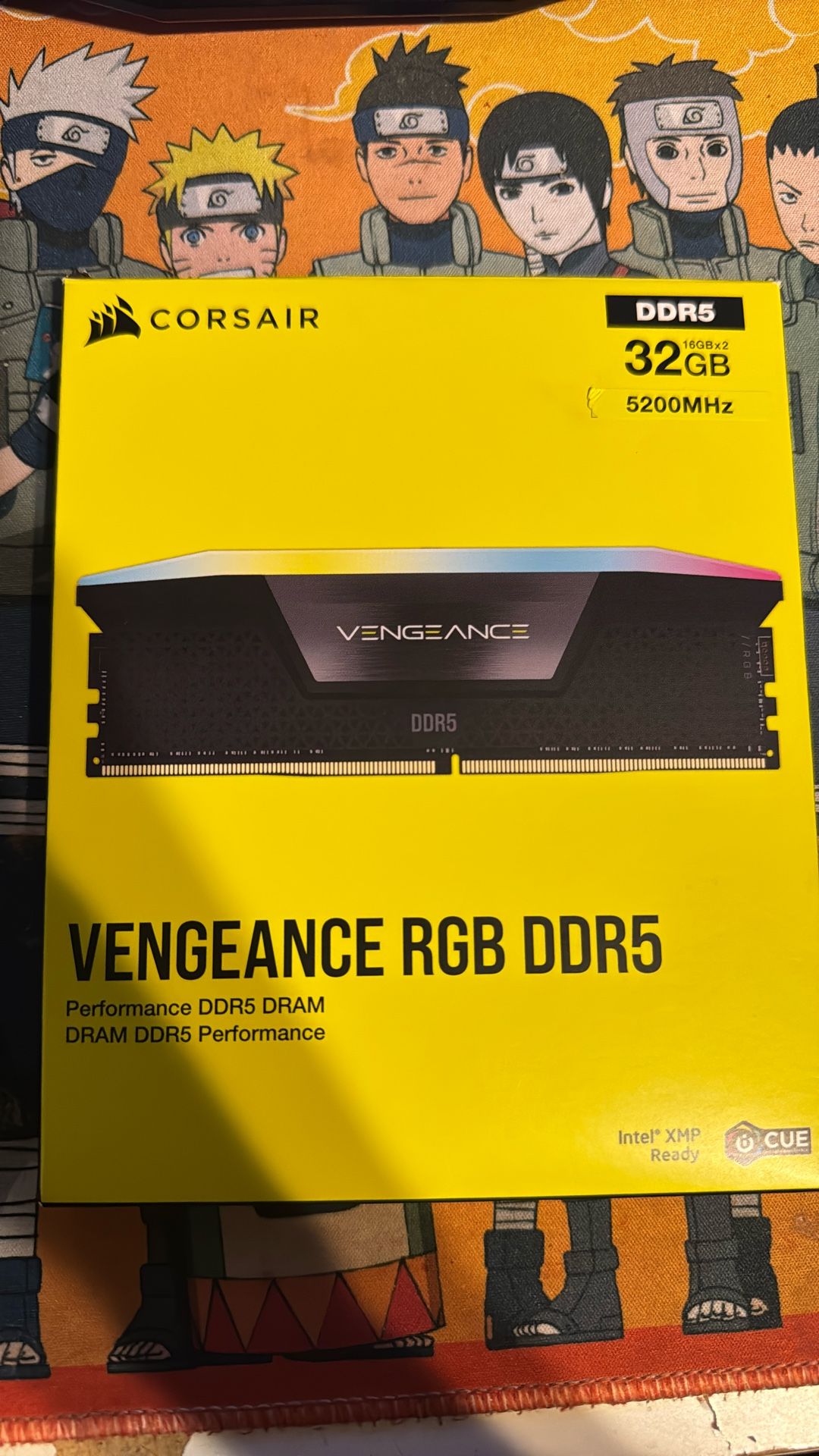 CORSAIR VENGEANCE RGB DDR5 RAM 32GB 