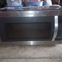 30" Stainless Microwave Whirlpool 