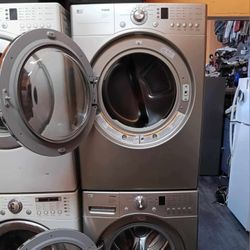 🍂SET WASHER AND DRYER LG🍂✔️STACKABLE-SIDE BY SIDE✔️🆓️FREE DELIVERY🆓️
