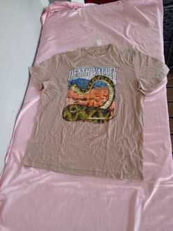 Death Valley T-Shirt Rattle Snake Large Single Stitch Vintage Sz. L Unisex