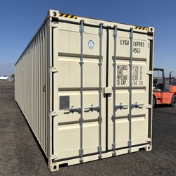 40 FOOT NEW 1-TRIP HC CONTAINER STD SHED,STORAGE,SHIPPING,CONEX