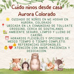 Cuido niños desde casa