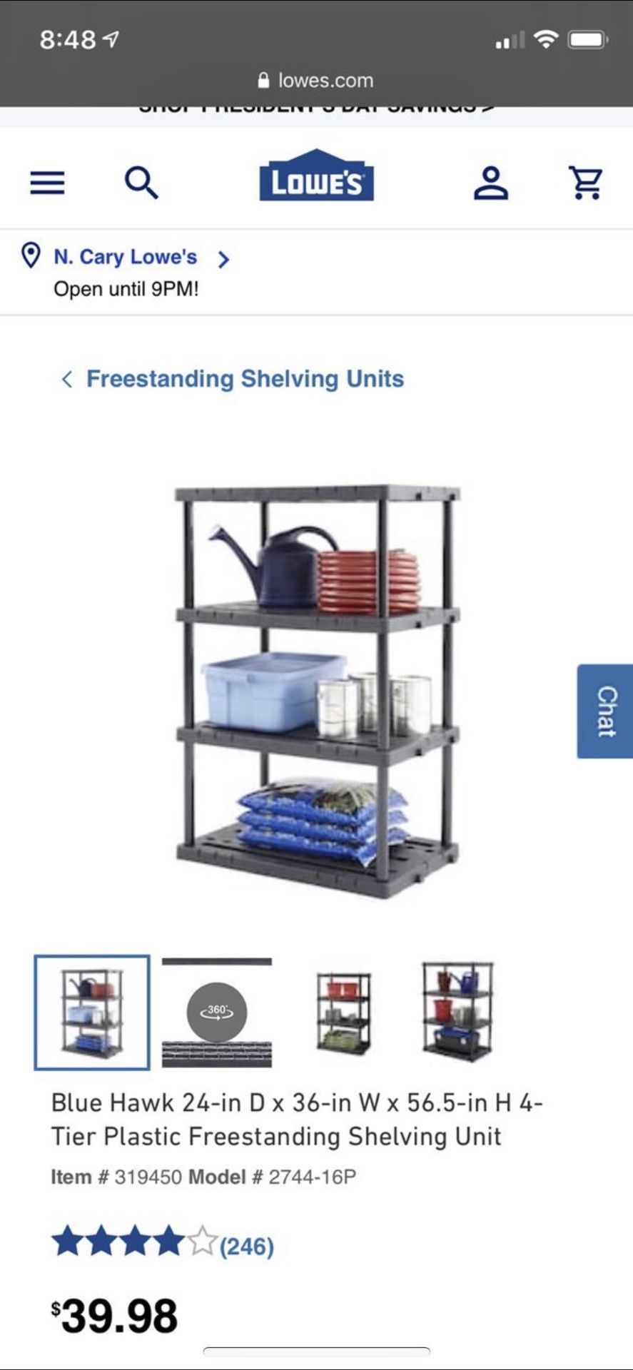 Shelving unit