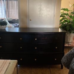 Black dresser