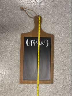 Menu chalkboard 