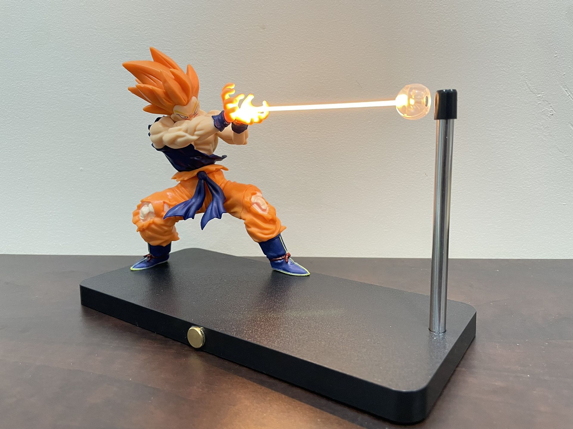Dragon Ball Led Light Up Goku Figure Kamehameha