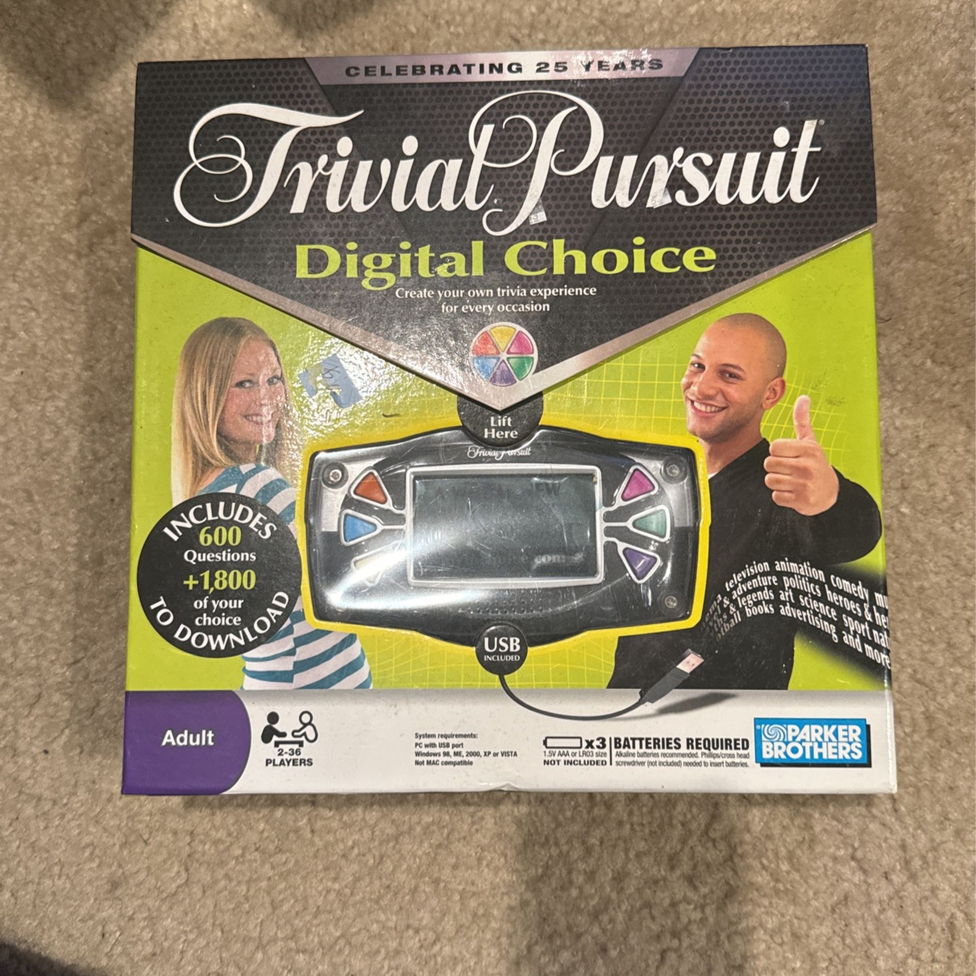 Trivial Pursuit Digital Choice Game