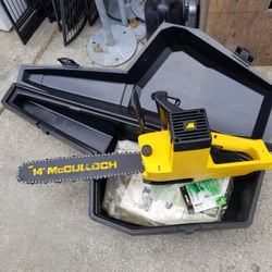 Electric Chain Saw With Hard Case 
