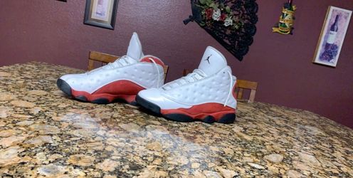 jordan 13s / cherry red