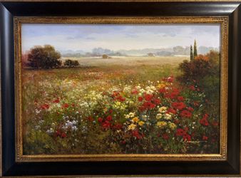 A Symphony of Wildflowers Oil Painting