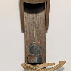 Hand Crafted Rustic Bird Feeder