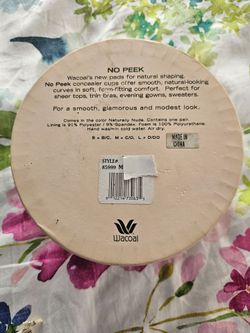 NWT Wacoal No Peek Concealer Cups With Packaging