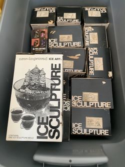 Ice sculptures vintage