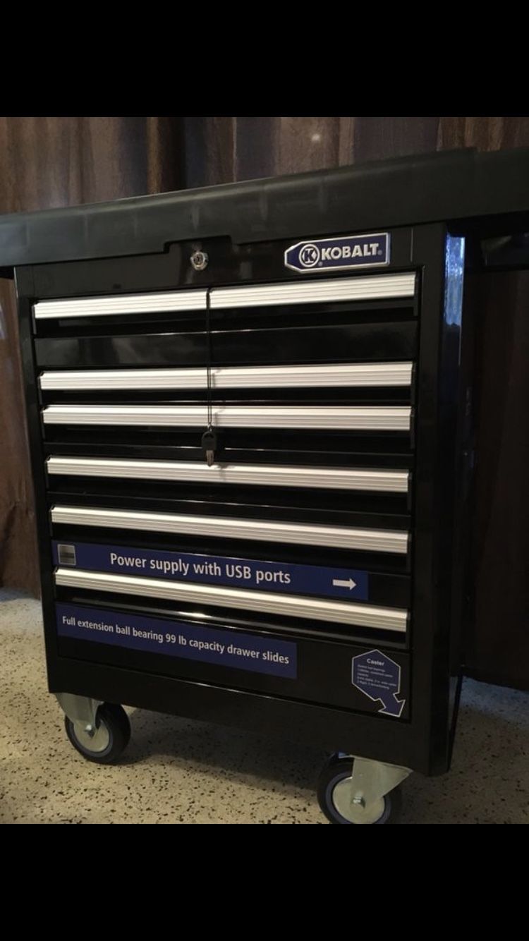 27” Tool Box KOBALT Tool Chest Heavy Duty Tool Cabinet