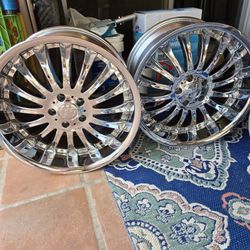 F5 20 Inch Chrome Rims
