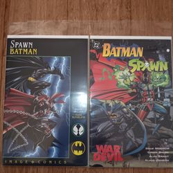 Batman And Spawn Both Image And DC Crossover Comics