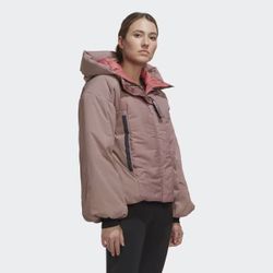 Adidas oversized thick winter snow puffer jacket coat bomber
