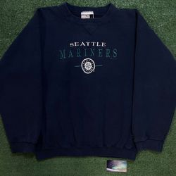 Vintage 1990s Seattle Mariners embroidered crewneck