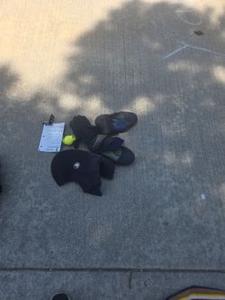Gloves, booties, and head cover