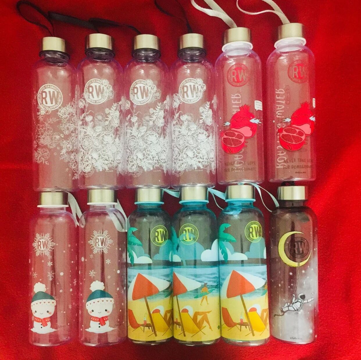 Roasting Water Plastic Bottles (Lot of 12)