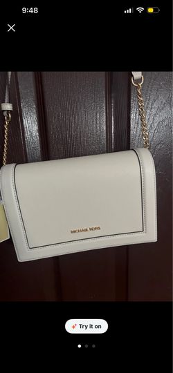 White MK purse