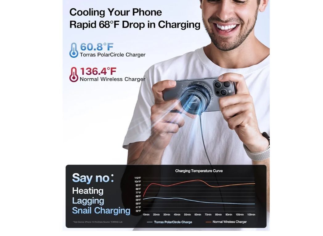 TORRAS PolarCircle Qi2 Wireless Charger