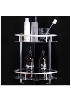 No Drill Shower Shelf Corner, Shower Caddy Organizer,