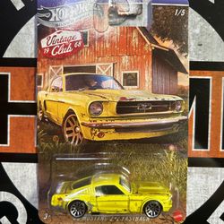Hot Wheels Vintage Club 65 Mustang yellow #mustang #hotwheels #musclecar