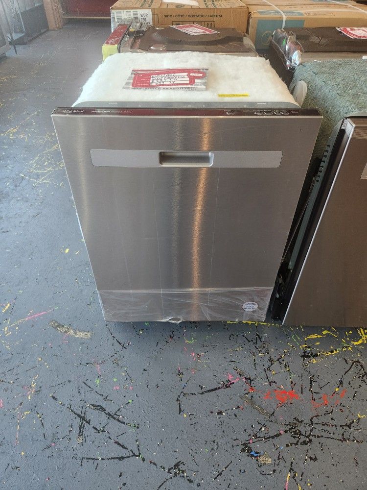 Whirlpool 24 Inch Top Control Dishwasher Stainless Steel